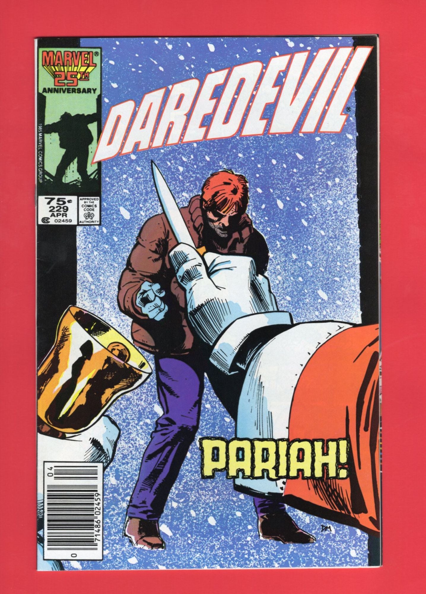 Daredevil #229 (Apr 1986), 8.5 VF+ Newsstand