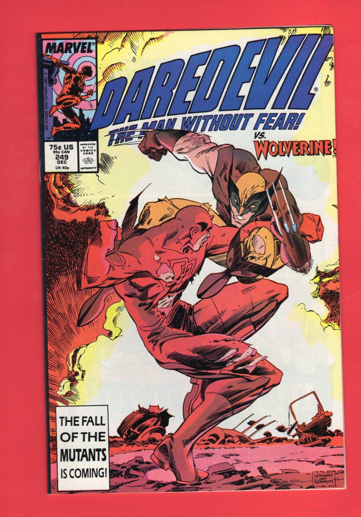 Daredevil #249 (Dec 1987), 8.5 VF+