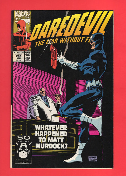 Daredevil #288 (Jan 1991), 8.5 VF+