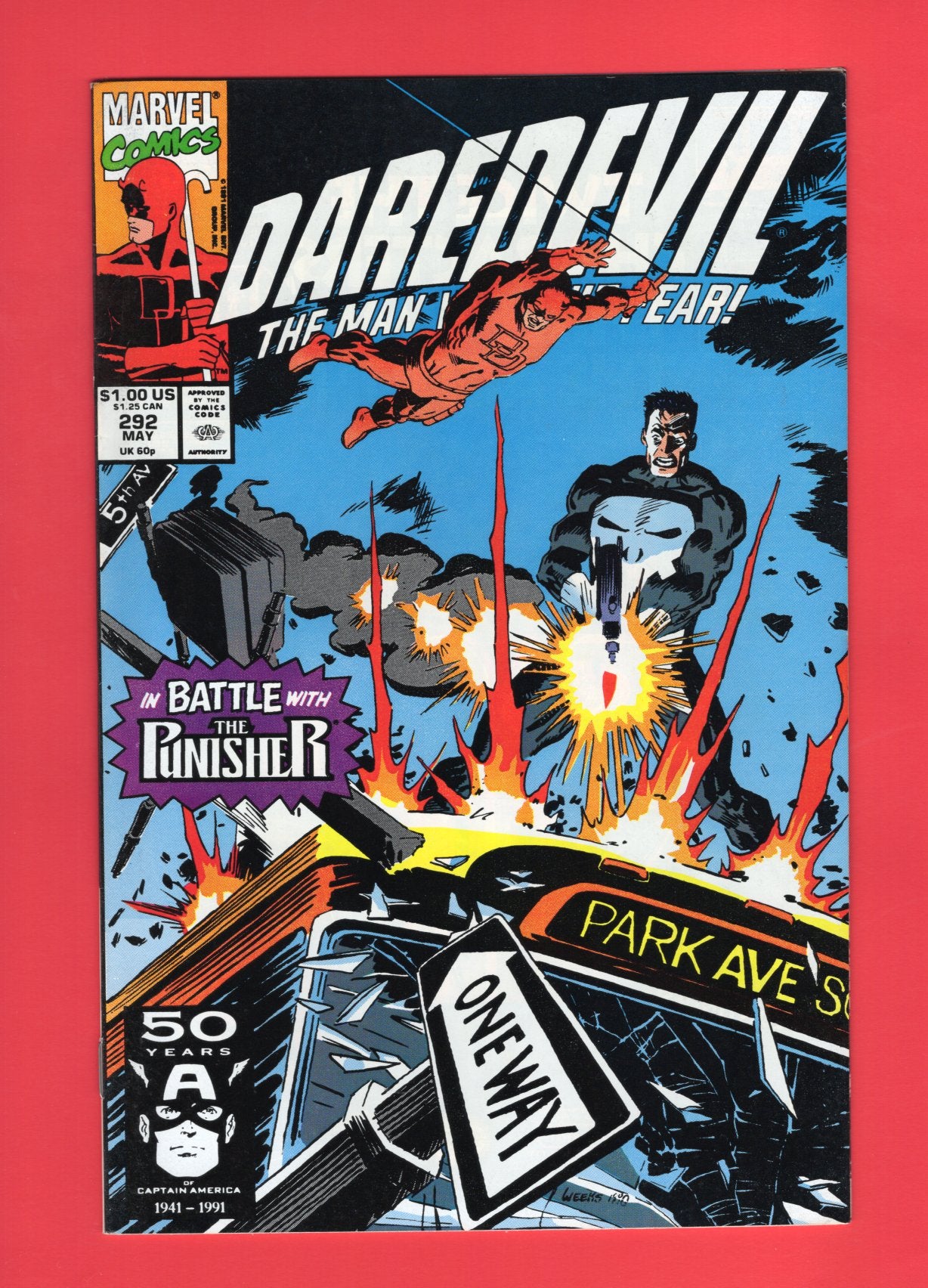 Daredevil #292 (May 1991), 8.5 VF+