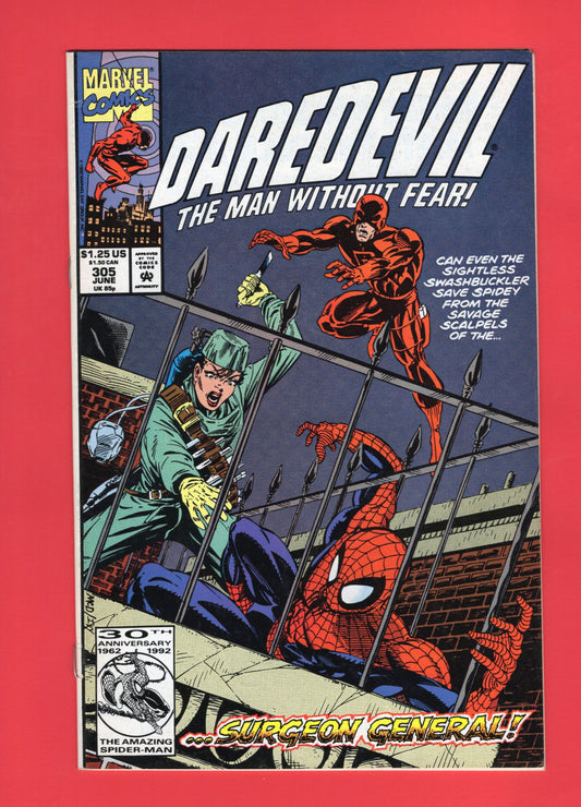 Daredevil #305 (Jun 1992), 7.5 VF-