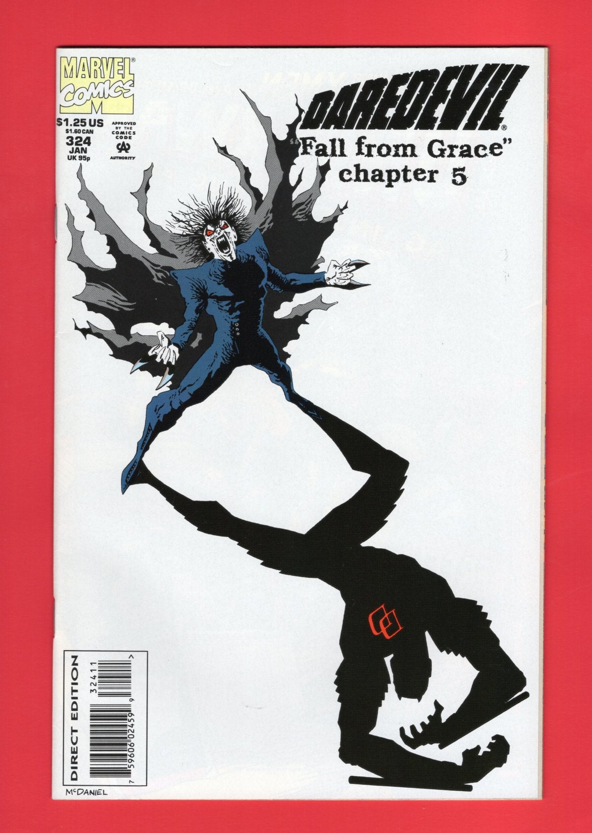 Daredevil #324 (Jan 1994), 8.5 VF+
