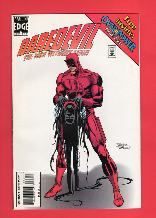 Daredevil #345 (Oct 1995), 8.5 VF+ with Game Cards