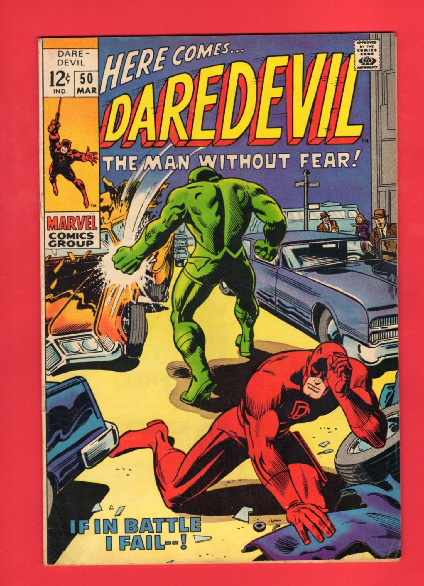 Daredevil #50 (Mar 1969), 3.5 VG-