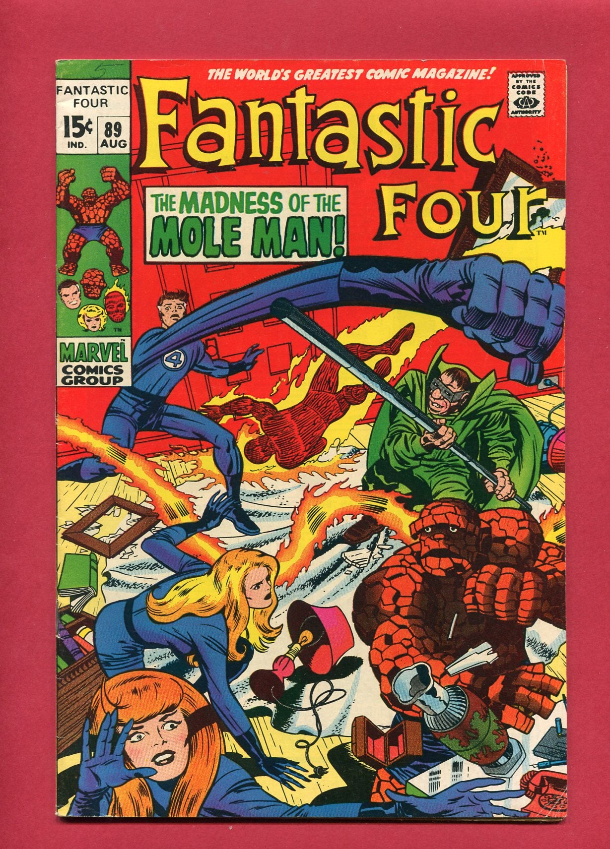 Fantastic Four #89 (Aug 1969), 6.0 FN