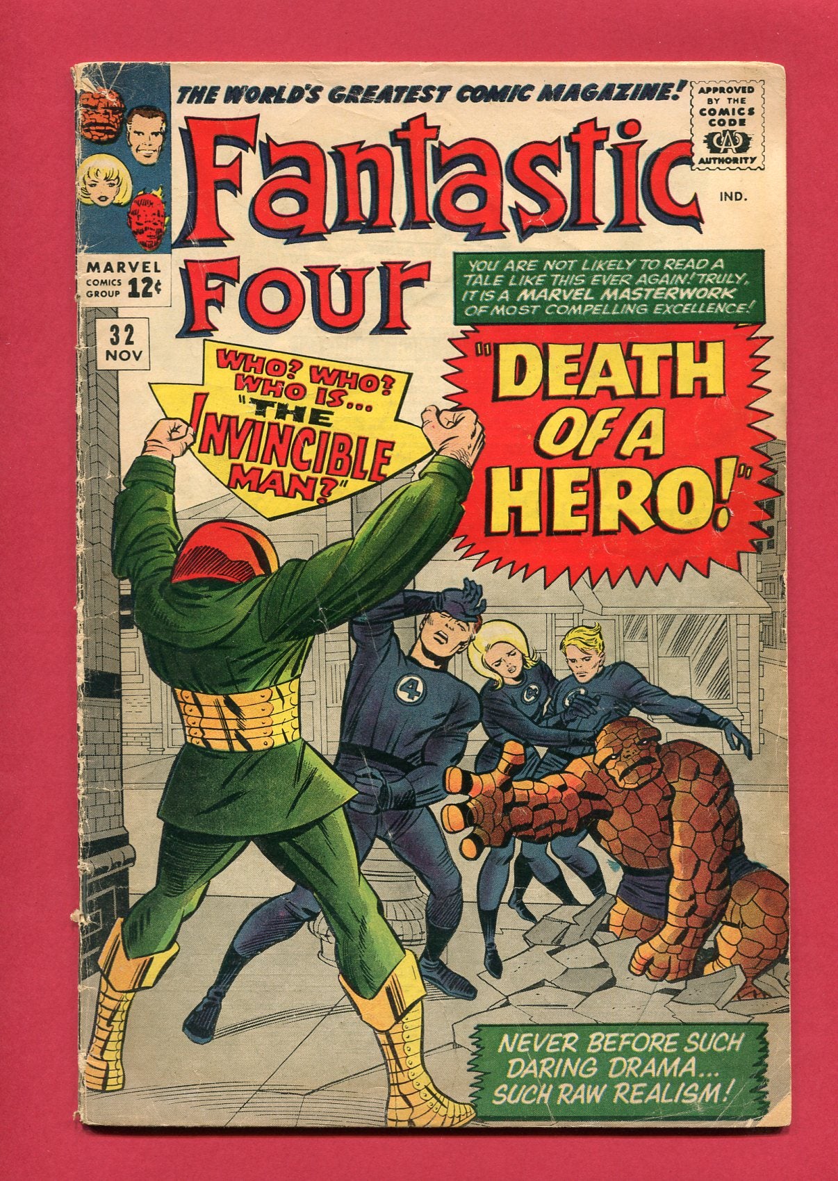 Fantastic Four #32 (Nov 1964), 3.0 GD/VG