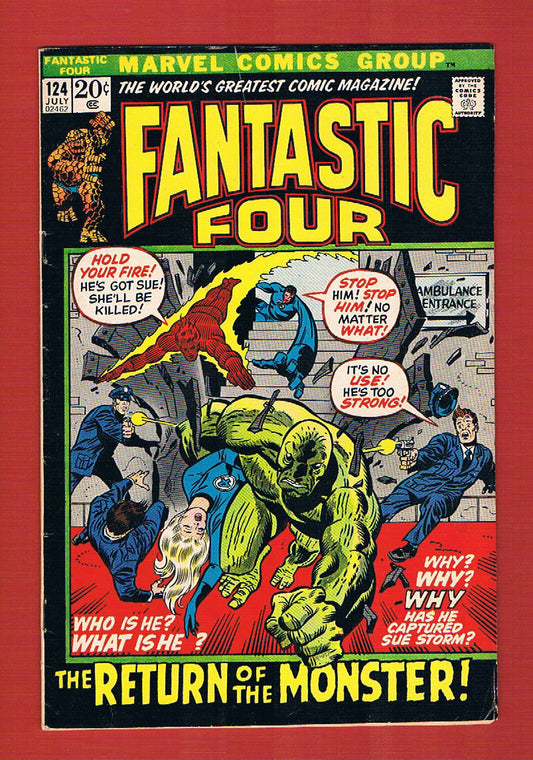 Fantastic Four #124 (Jul 1972), 6.0 FN