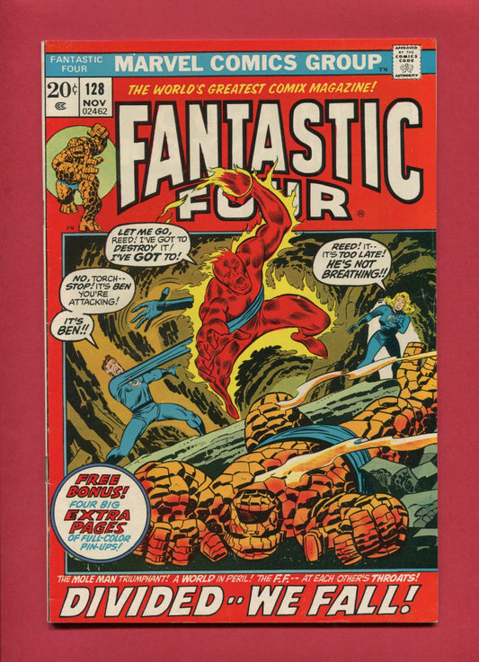 Fantastic Four #128 (Nov 1972), 6.5 FN+