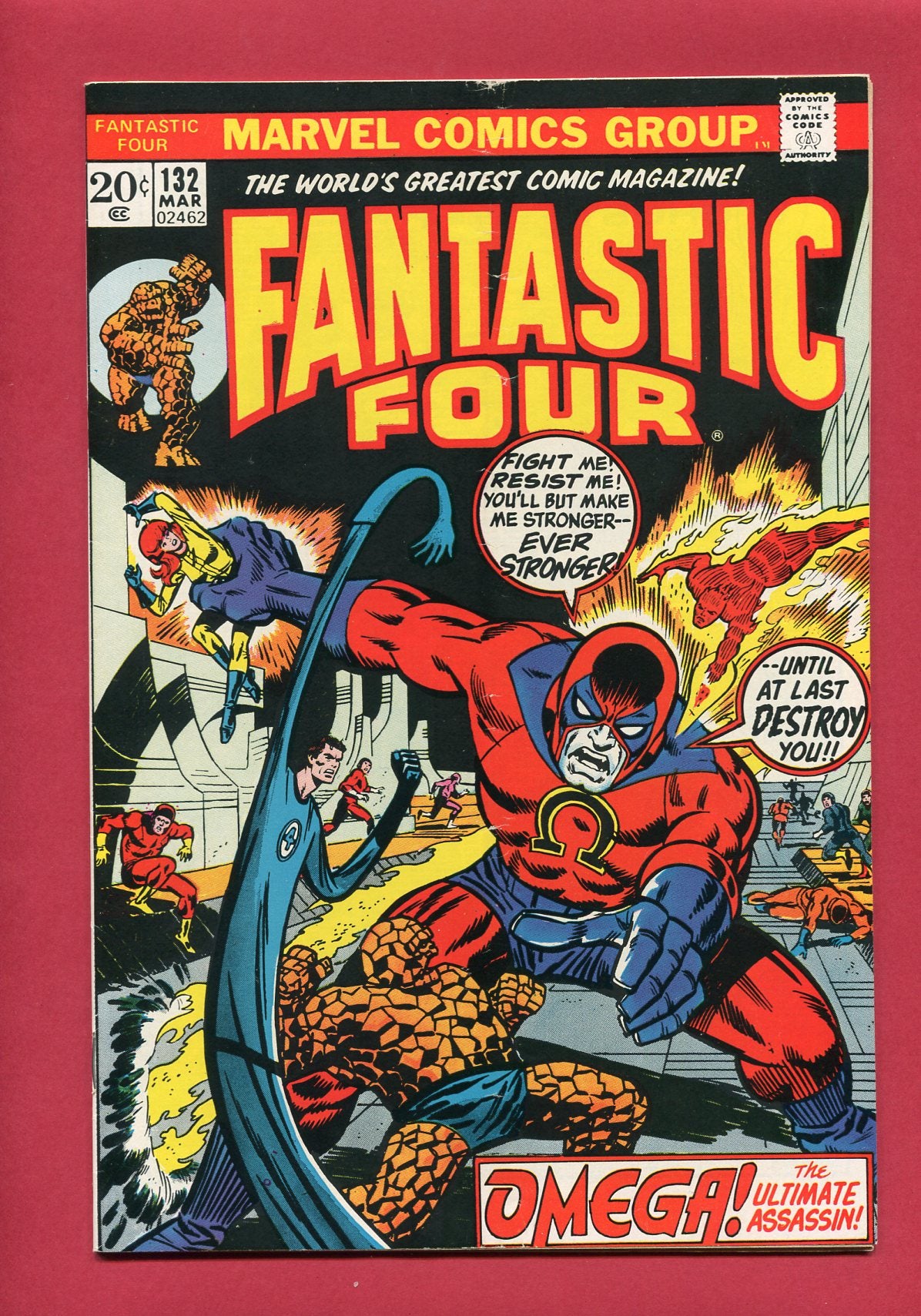 Fantastic Four #132 (Mar 1973), 5.0 VG/FN