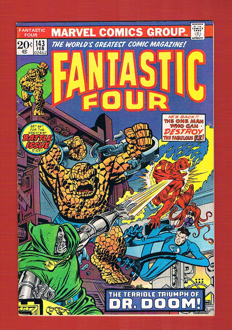 Fantastic Four #143 (Feb 1974), 6.5 FN+