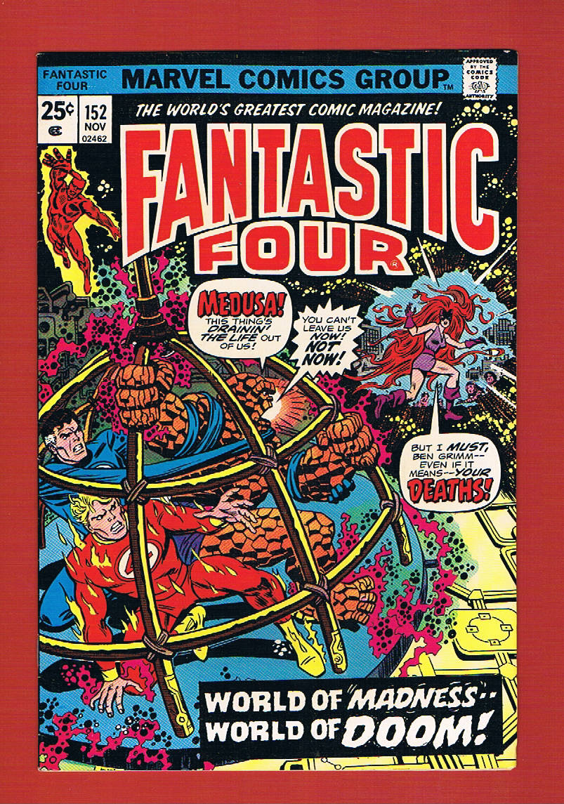 Fantastic Four #152 (Nov 1974), 8.5 VF+