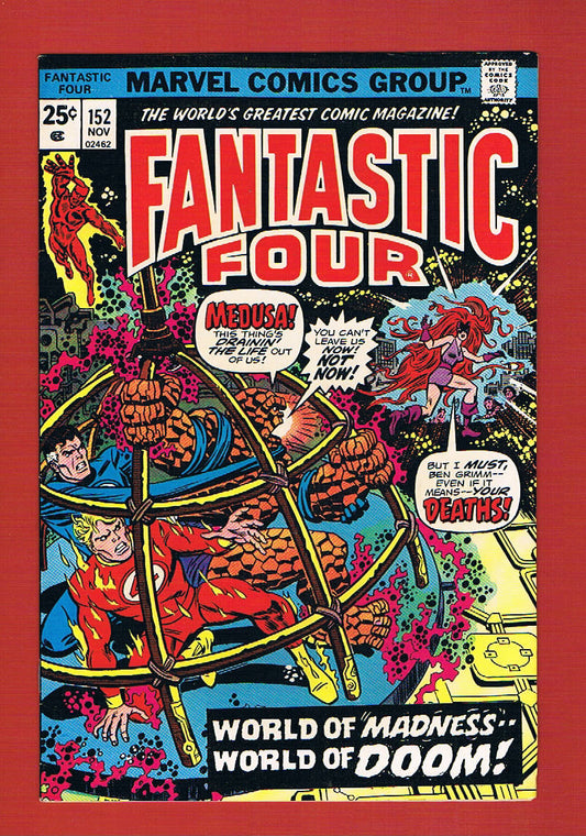 Fantastic Four #152 (Nov 1974), 8.5 VF+