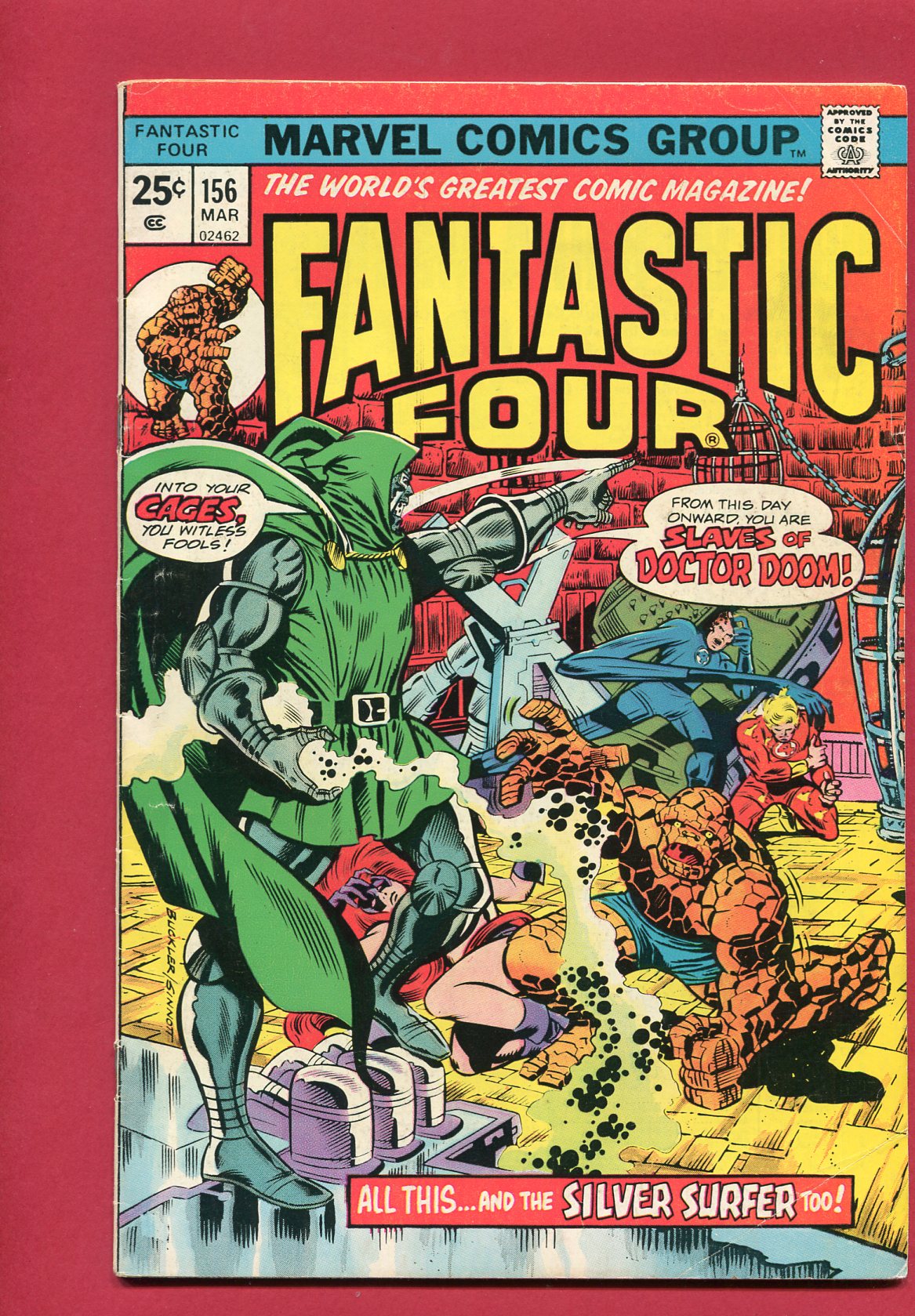 Fantastic Four #156 (Mar 1975), 6.0 FN