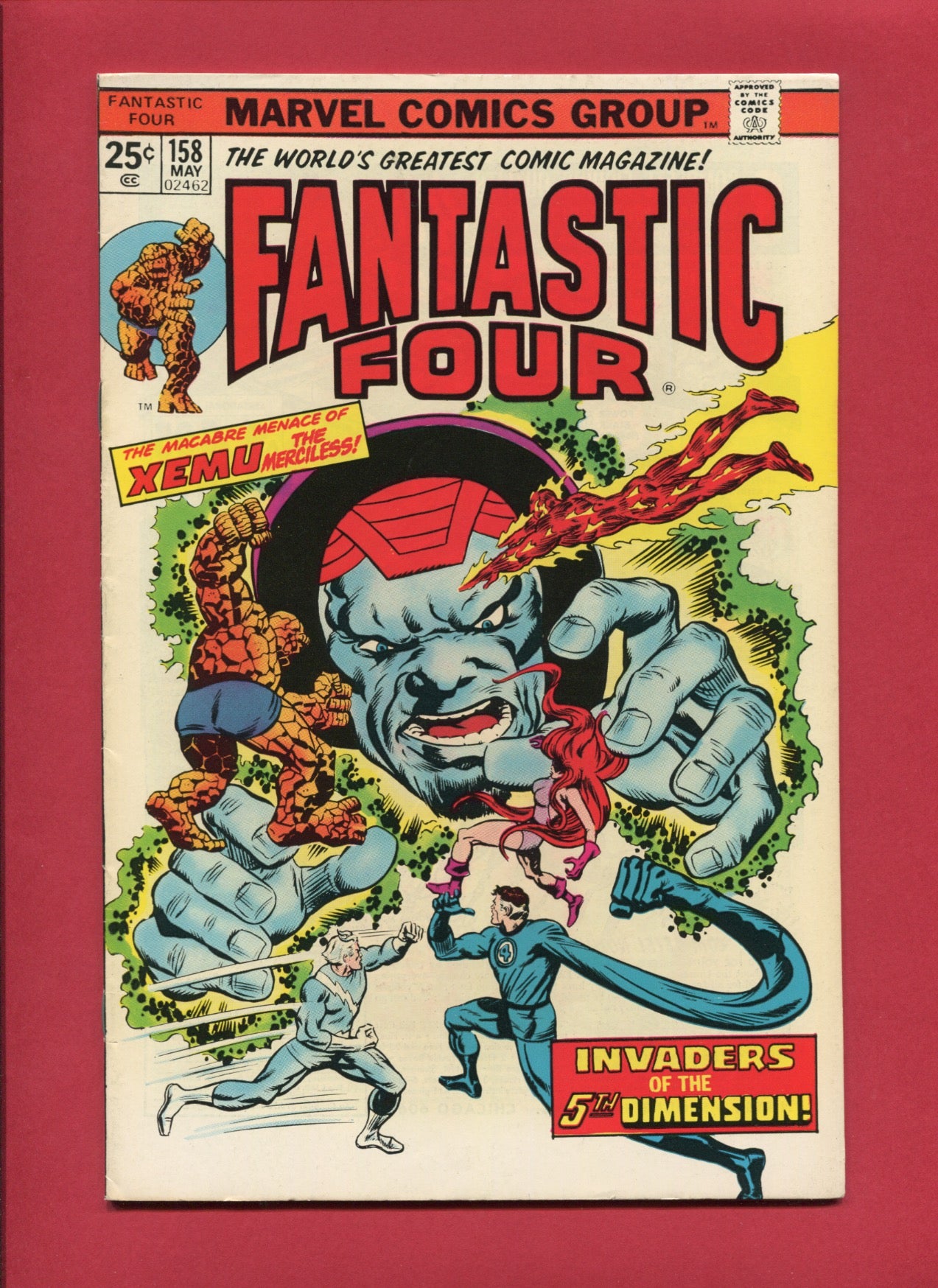 Fantastic Four #158 (May 1975), 7.5 VF-