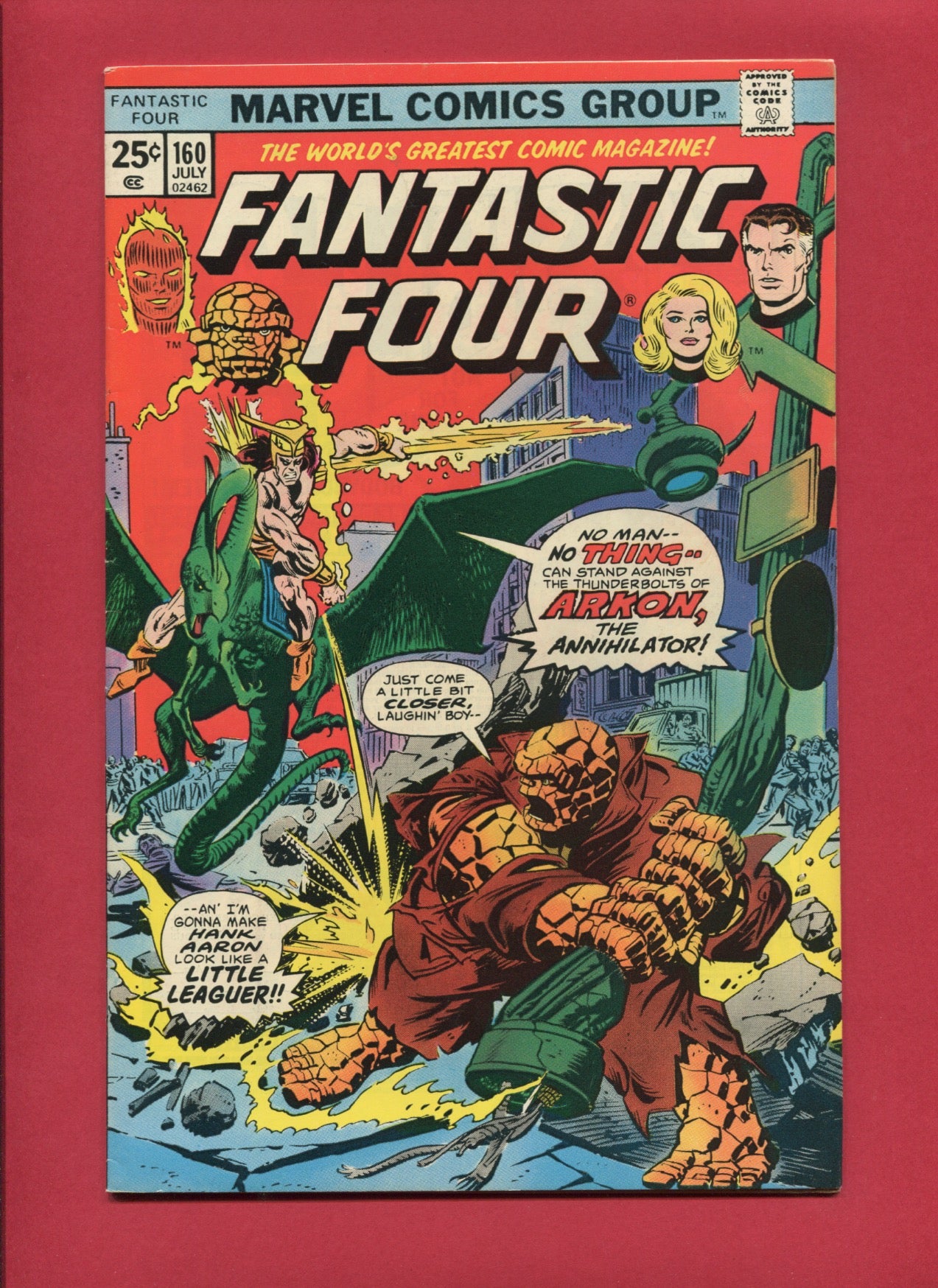 Fantastic Four #160 (Jul 1975), 7.0 FN/VF