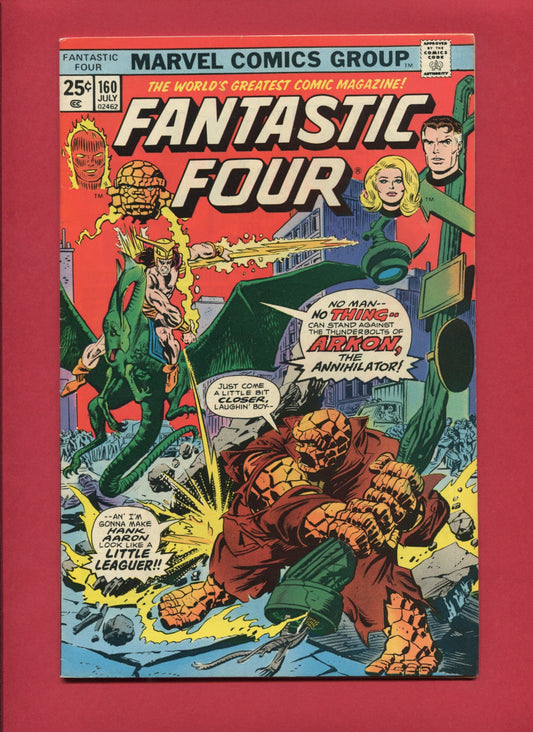 Fantastic Four #160 (Jul 1975), 7.0 FN/VF