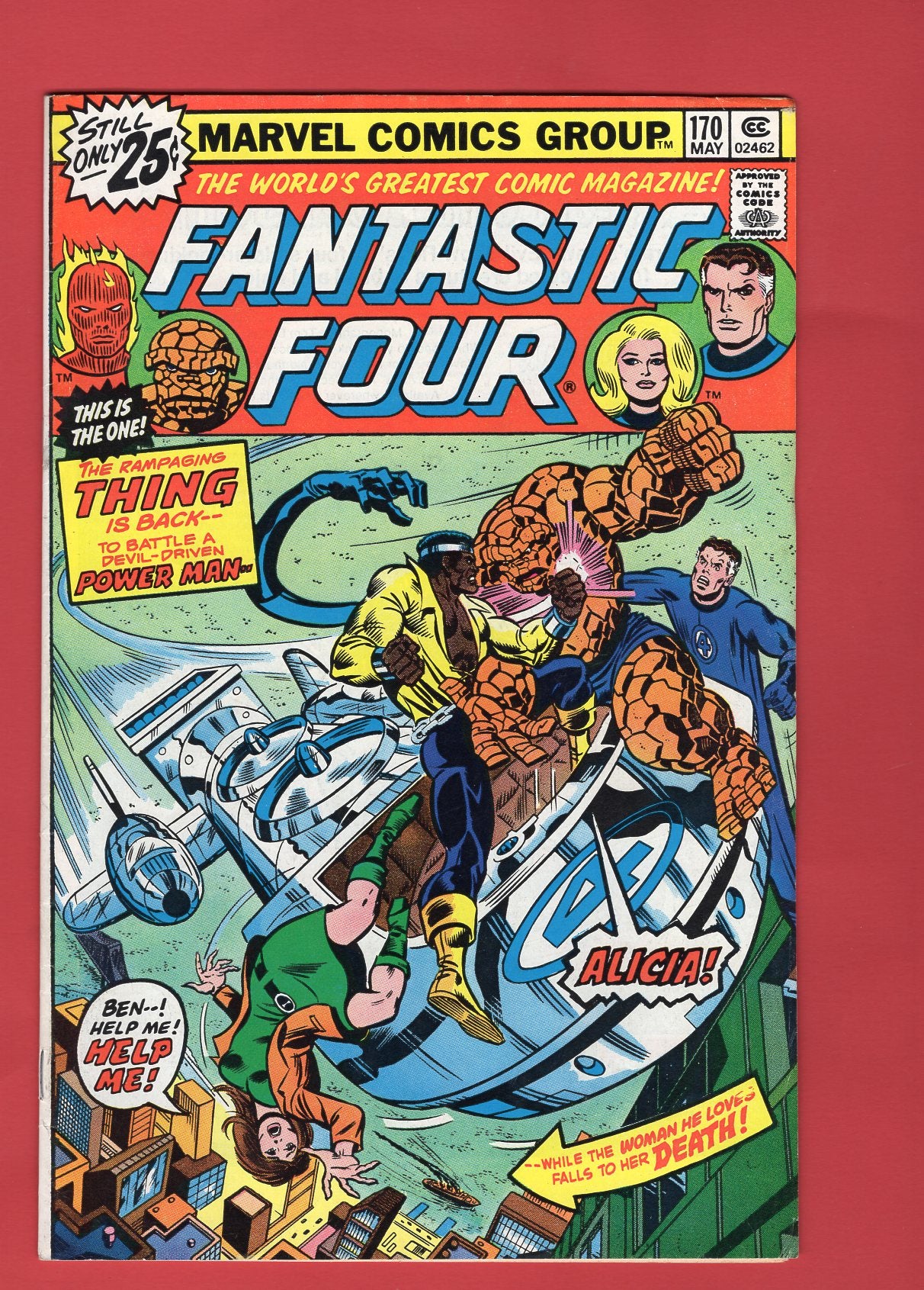 Fantastic Four #170 (May 1976), 7.5 VF-