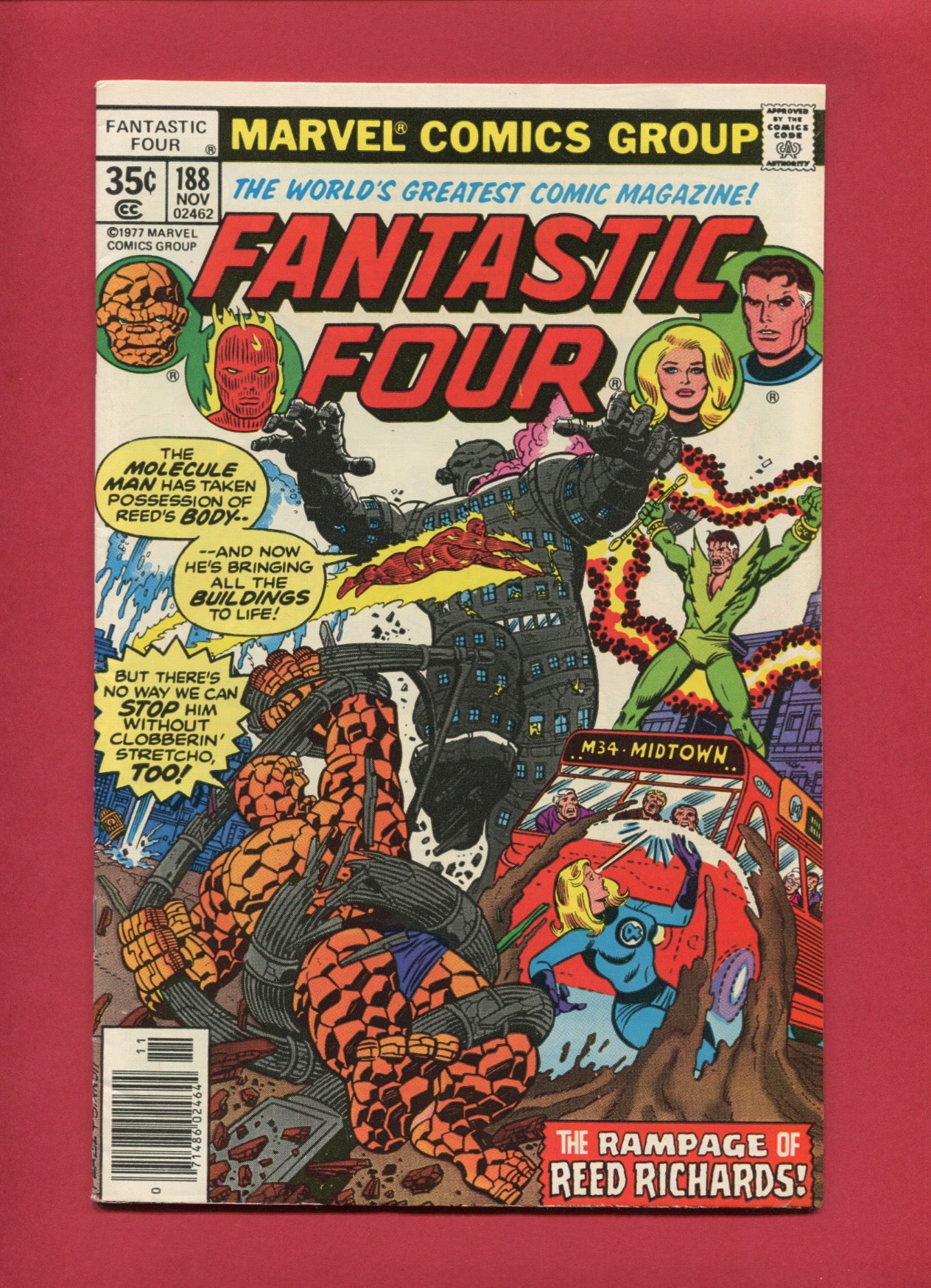 Fantastic Four #188 (Nov 1977), 7.5 VF-