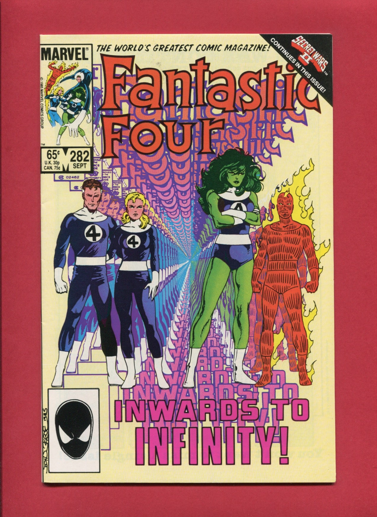 Fantastic Four #282 (Sep 1985), 9.2 NM-