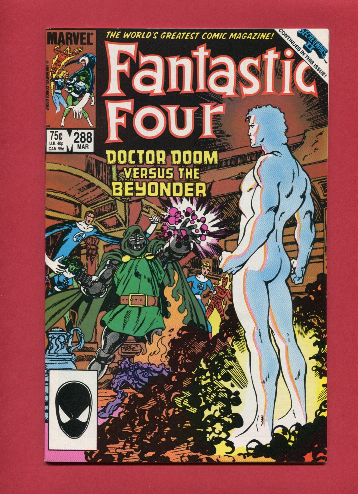 Fantastic Four #288 (Mar 1986), 8.5 VF+