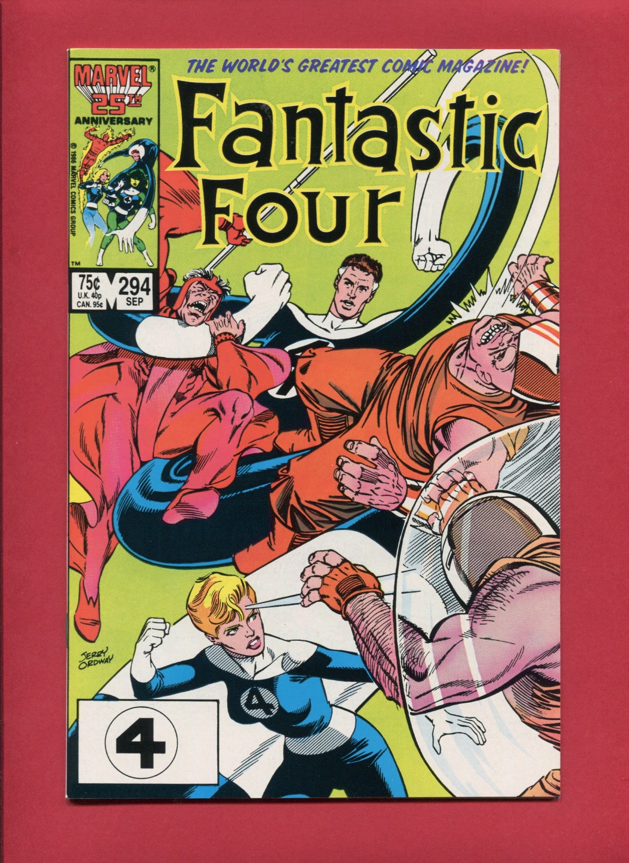 Fantastic Four #294 (Sep 1986), 9.2 NM-