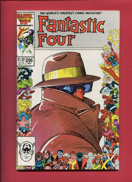 Fantastic Four #296 (Nov 1986), 9.2 NM-