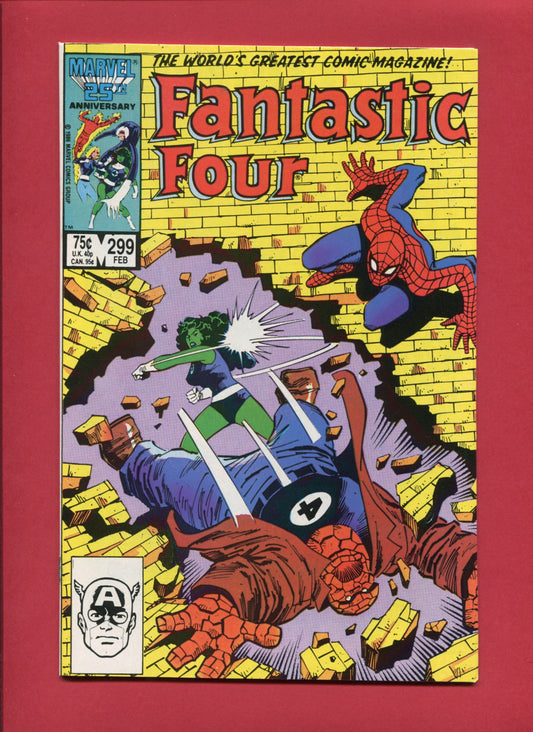 Fantastic Four #299 (Feb 1987), 9.2 NM-