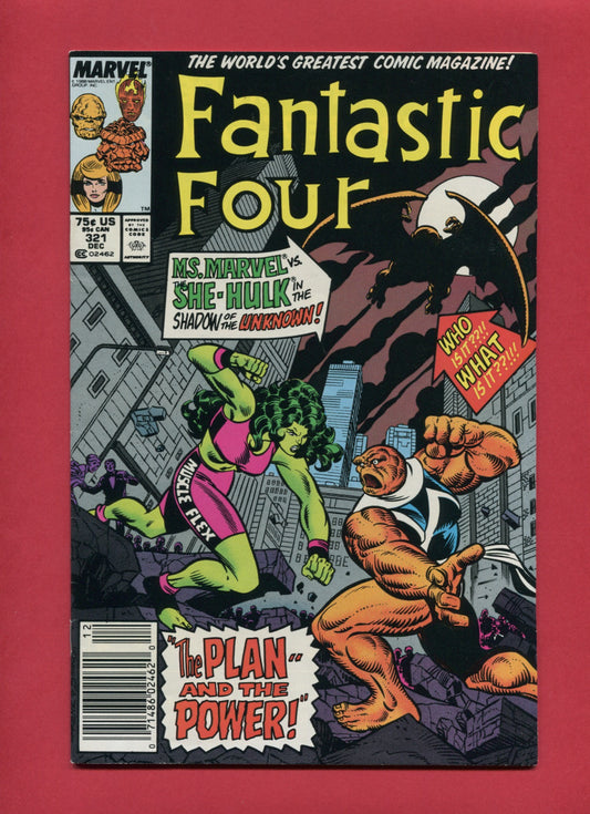 Fantastic Four #321 (Dec 1988), 8.0 VF
