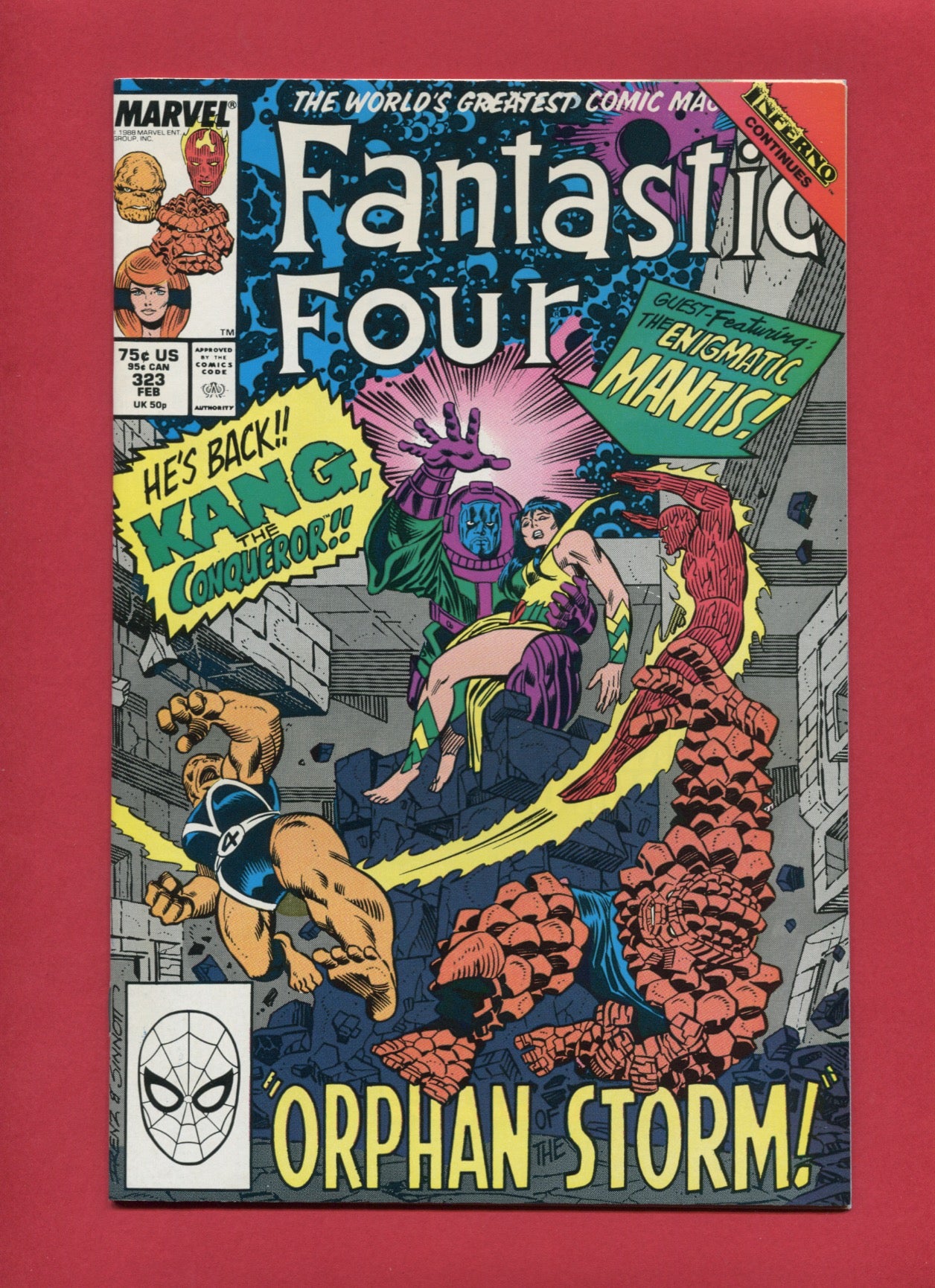 Fantastic Four #323 (Feb 1989), 9.2 NM-