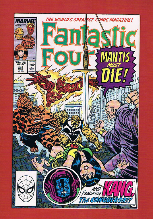 Fantastic Four #324 (Mar 1989), 9.0 VF/NM