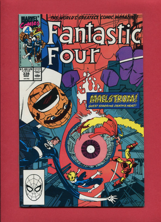 Fantastic Four #338 (Mar 1990), 9.2 NM-