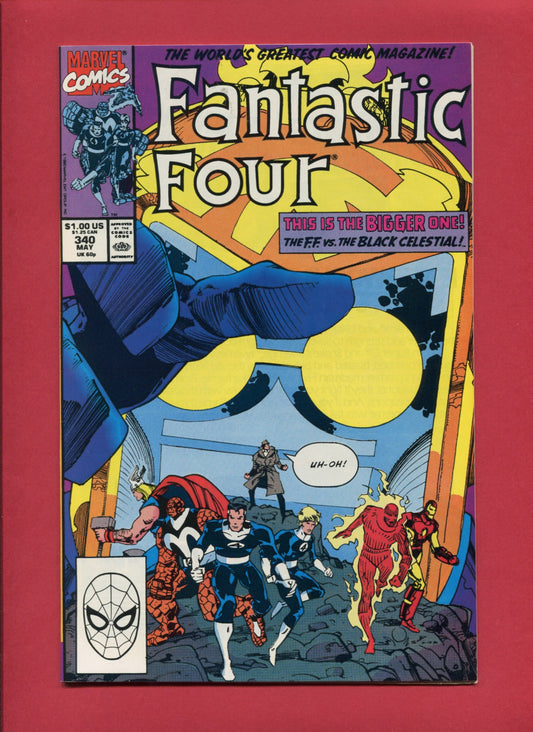 Fantastic Four #340 (May 1990), 9.2 NM-
