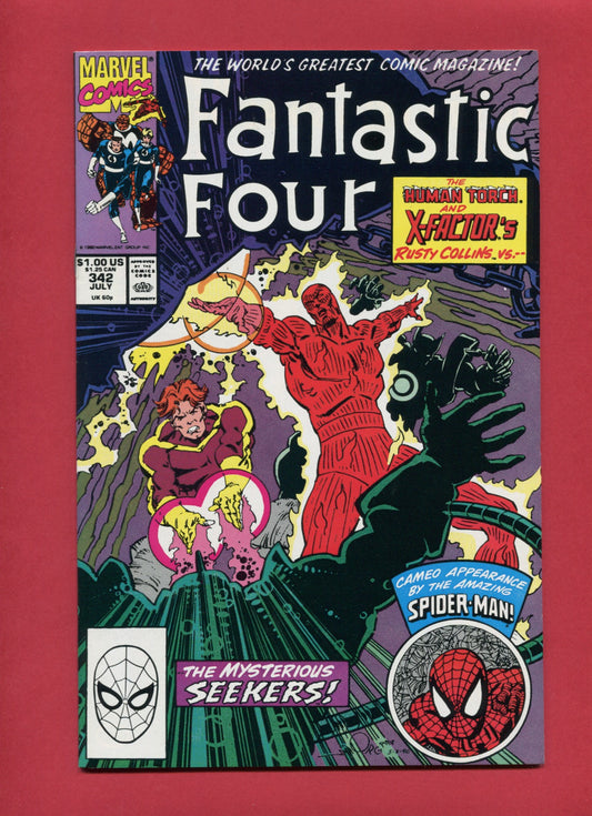 Fantastic Four #342 (Jul 1990), 9.2 NM-