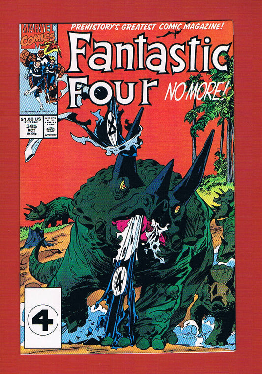 Fantastic Four #345 (Oct 1990), 9.2 NM-