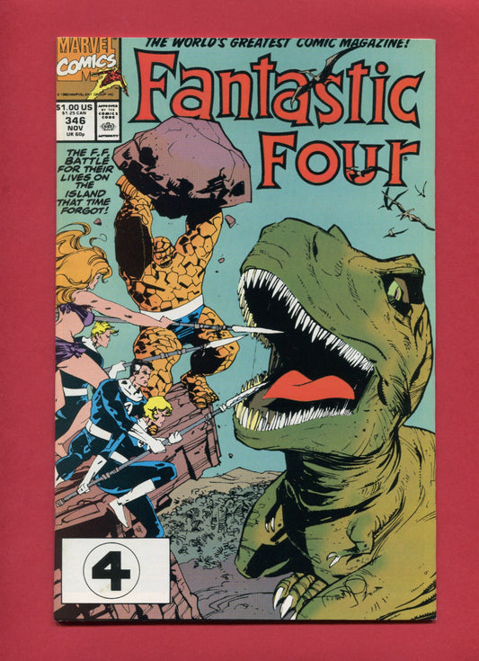 Fantastic Four #346 (Nov 1990), 9.2 NM-