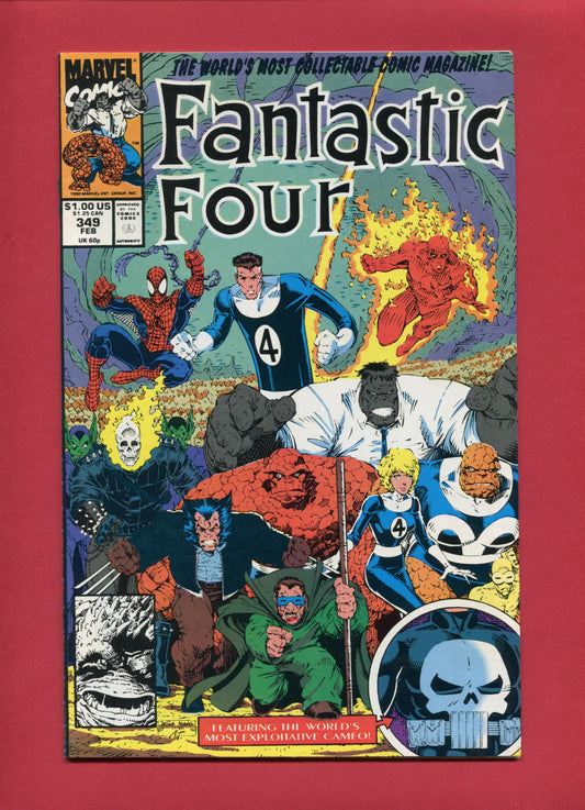 Fantastic Four #349 (Feb 1991), 9.2 NM-