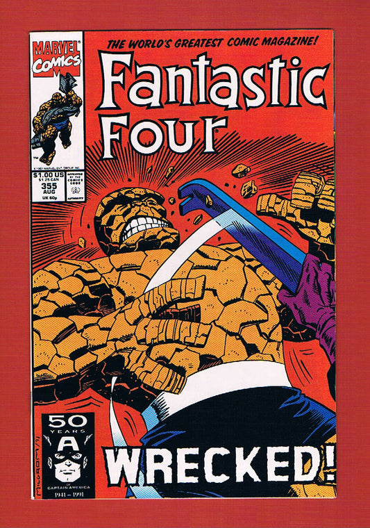 Fantastic Four #355 (Aug 1991), 9.0 VF/NM