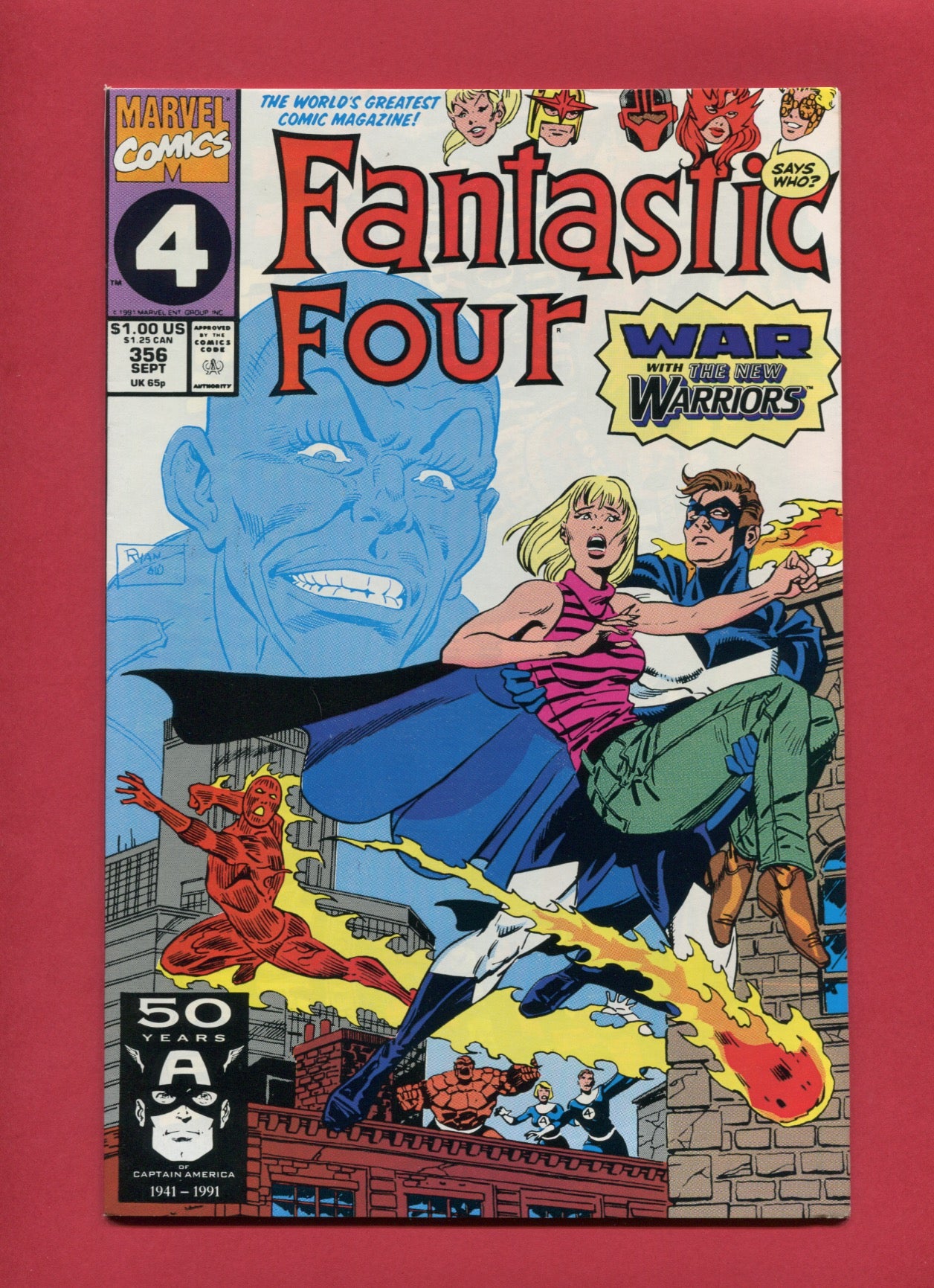Fantastic Four #356 (Sep 1991), 8.5 VF+