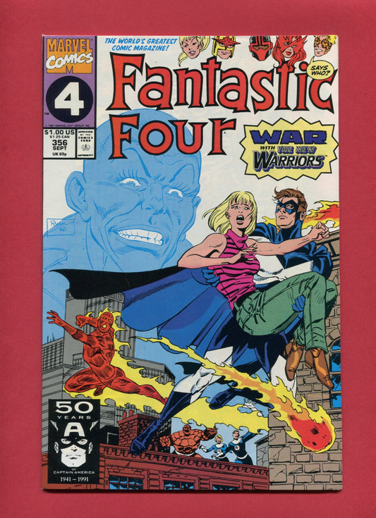 Fantastic Four #356 (Sep 1991), 8.5 VF+
