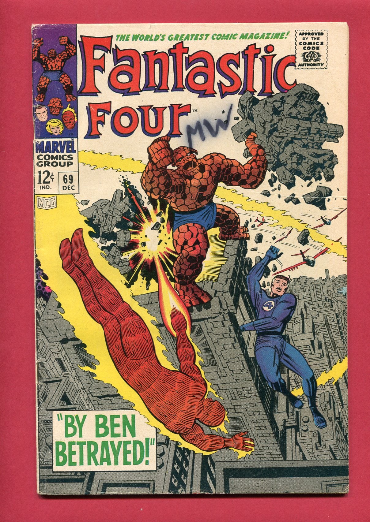 Fantastic Four #69 (Dec 1967), 4.5 VG+