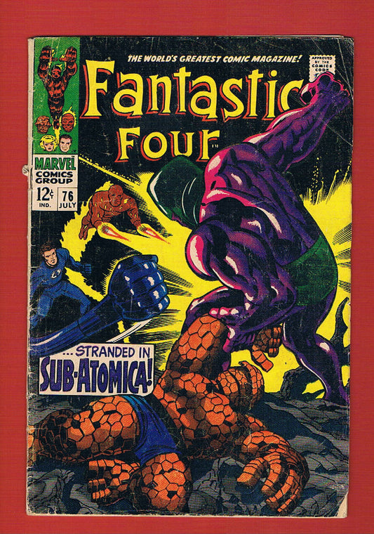 Fantastic Four #76 (Jul 1968), 3.0 GD/VG