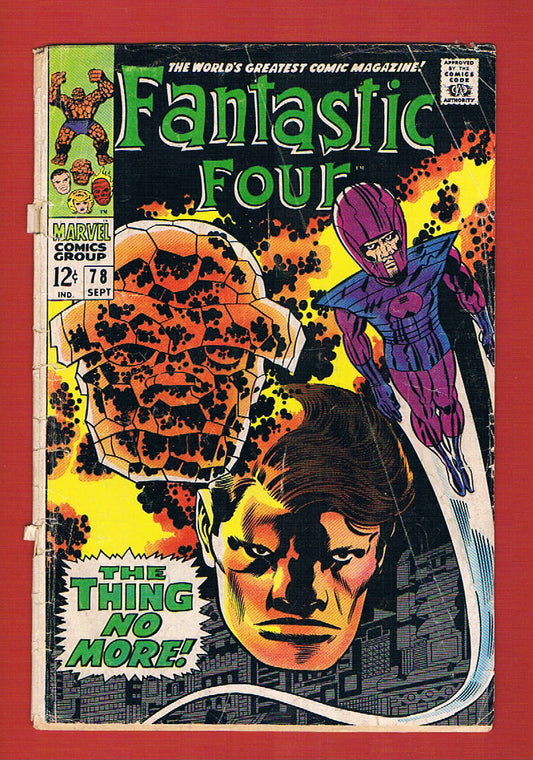 Fantastic Four #78 (Sep 1968), 2.5 GD+