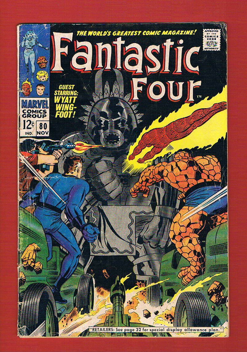 Fantastic Four #80 (Nov 1968), 3.0 GD/VG