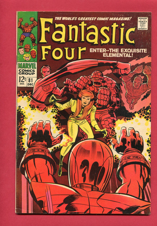 Fantastic Four #81 (Dec 1968), 6.5 FN+
