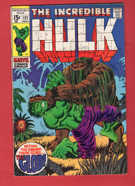 Incredible Hulk #121 (Nov 1969), 5.5 FN-