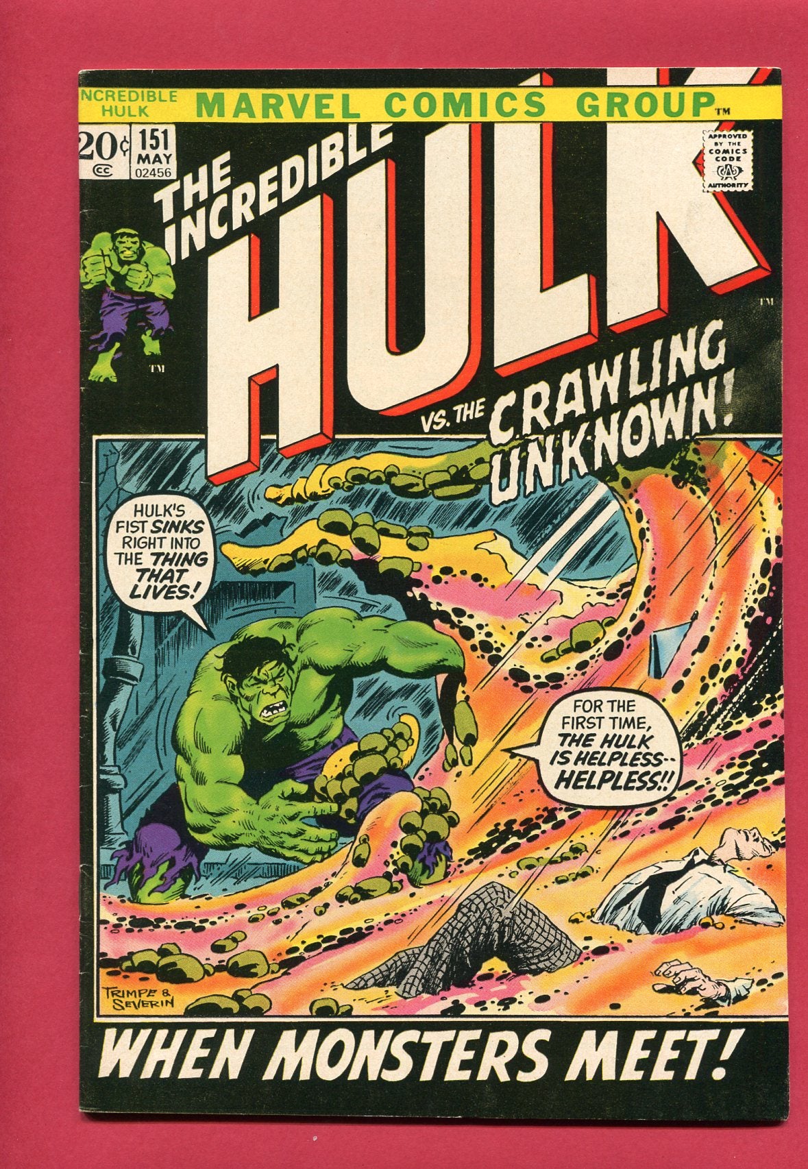 Incredible Hulk #151 (May 1972), 6.0 FN
