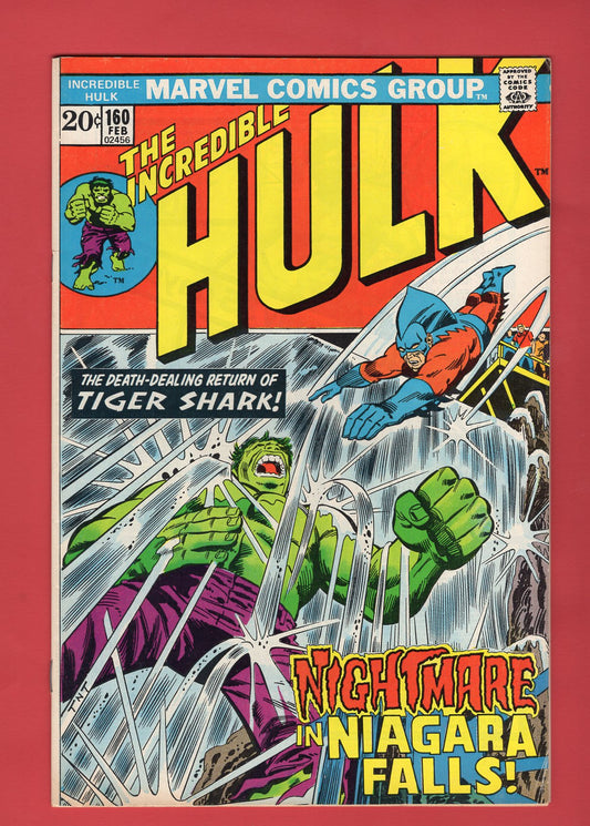 Incredible Hulk #160 (Feb 1973), 6.5 FN+