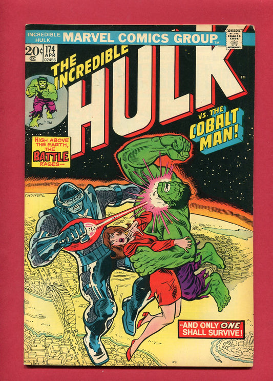 Incredible Hulk #174 (Apr 1974), 8.0 VF