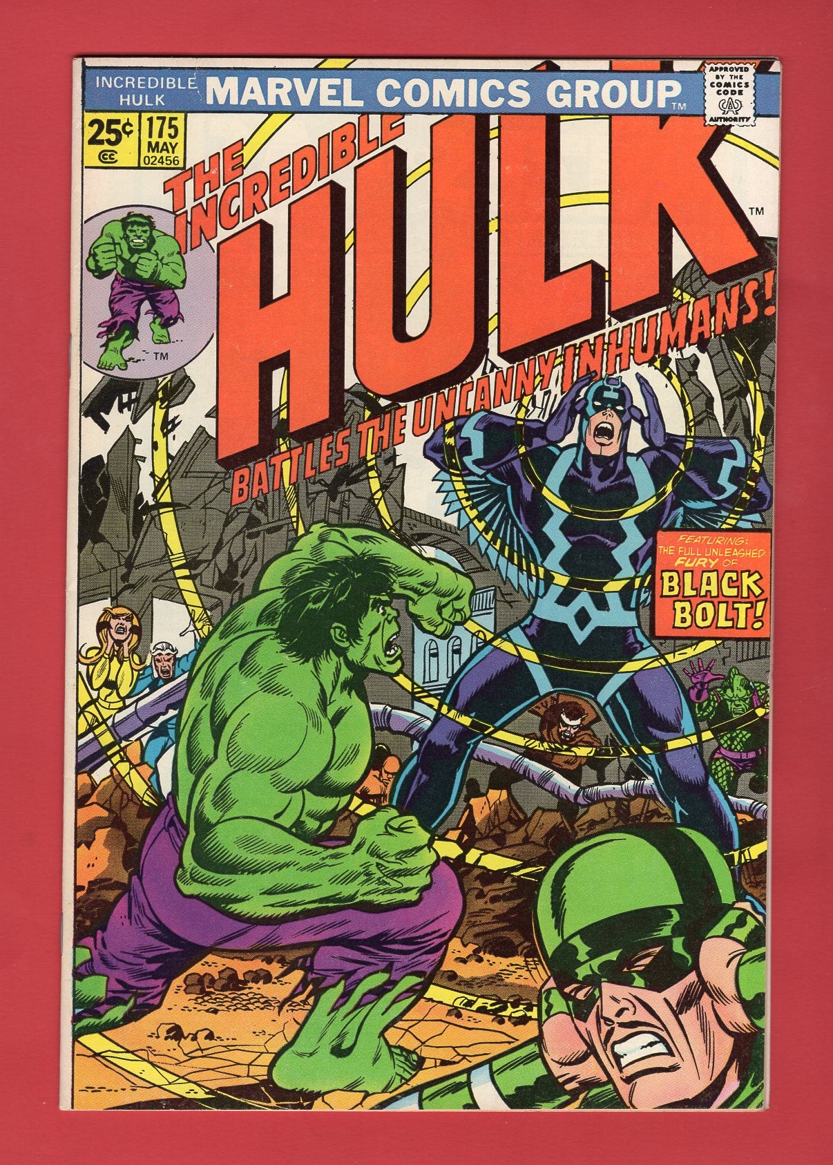 Incredible Hulk #175 (May 1974), 7.5 VF-