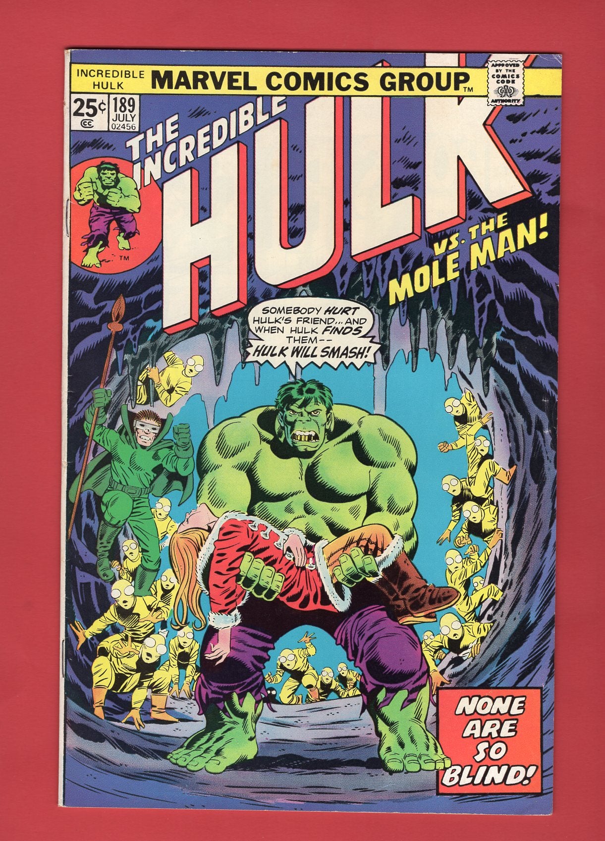 Incredible Hulk #189 (Jul 1975), 7.5 VF-